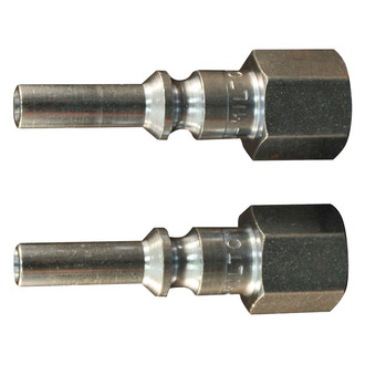Milton® - L-Style 1/4" (F) NPT x 1/4" 32 CFM Quick Coupler Plug in Retail Pack Package