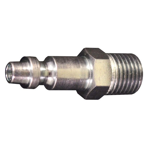 Milton® - D-Style 1/4" (M) NPT 34 CFM Steel Quick Coupler Plug, 10 Pieces