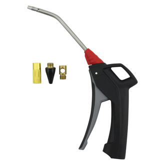 Milton® - Kwik-Change™ PRO™ Pistol Handle Trigger Action Blow Gun with Air Accessory Kit