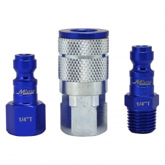 Milton® - ColorFit™ 1/4" T-Style Quick Coupler Body/Plug Kit