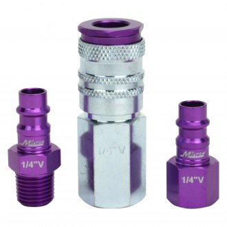 Milton® - ColorFit™ 1/4" V-Style Quick Coupler Body/Plug Kit