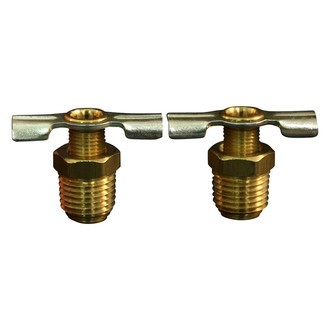 Milton® - 1/4" (M) NPT Brass Compressor Tank Drain Valve