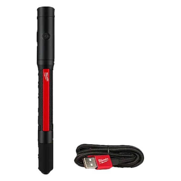 Milwaukee® - Black/Red Rechargeable Flashlight