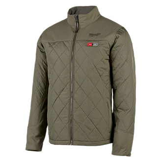 Milwaukee® - M12™ Heated AXIS™ Medium Olive Green Brushed Tricot Man's Heated Jacket