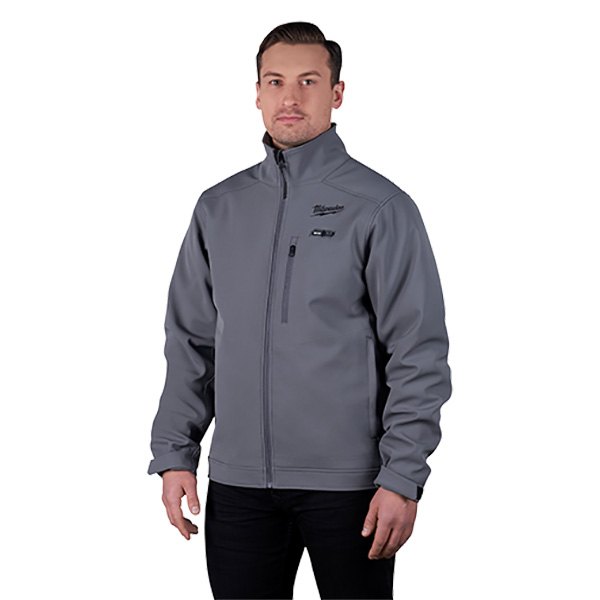 Milwaukee® - M12™ TOUGHSHELL™ Large Gray Heated Jacket Kit