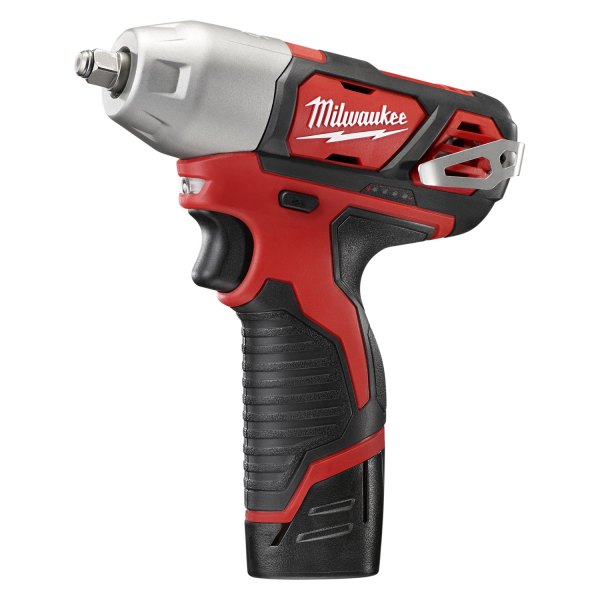 Milwaukee® - M12™ 3/8" Drive 12 V Cordless 1.5 Ah Li-ion Impact Wrench Kit