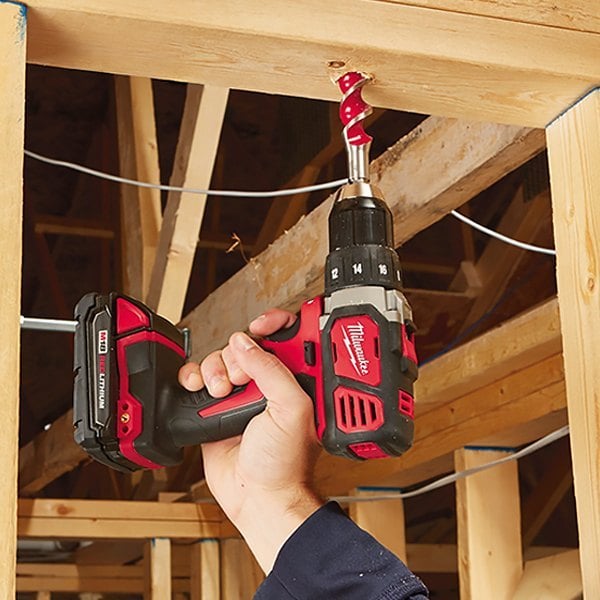 Milwaukee 2606 22CT M18 Cordless 18 V Li ion 1.5 Ah Mid Handle Drill Driver Kit TOOLSiD