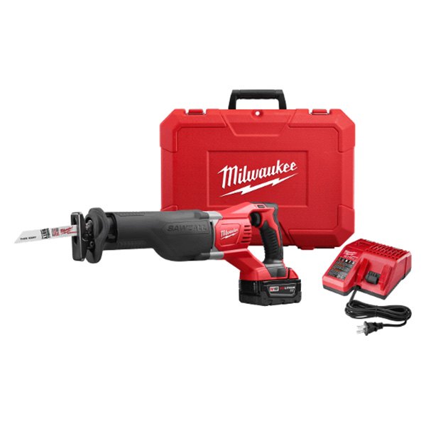 Milwaukee® - M18™ Sawzall™ 1-1/8" 18 V Cordless D-Handle Reciprocating Saw Kit