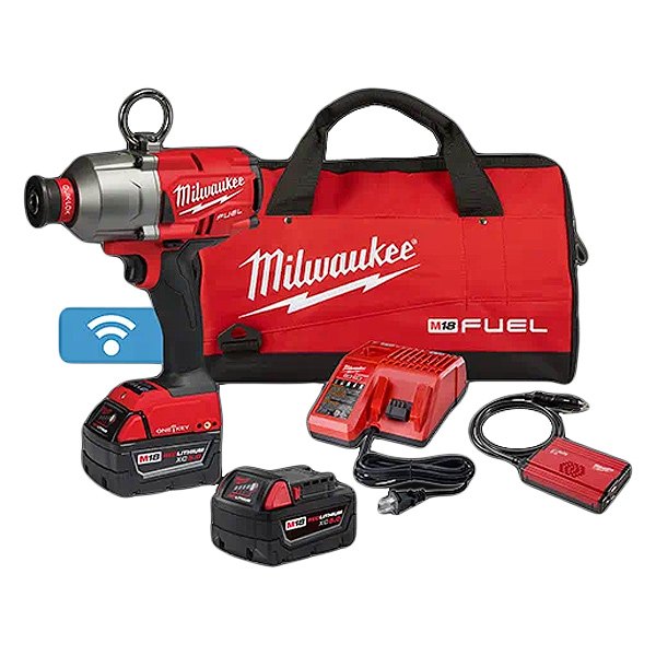 Milwaukee® - M18 Fuel™ 7/16" Drive 18 V Cordless 5.0 Ah Li-ion Impact Wrench Kit