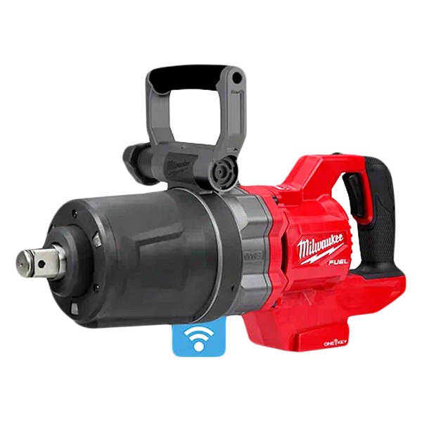 Milwaukee® - M18 Fuel™ 1" Drive Hog Ring Anvil 18 V Cordless Impact Wrench Bare Tool with ONE-KEY™ Wi Fi Module