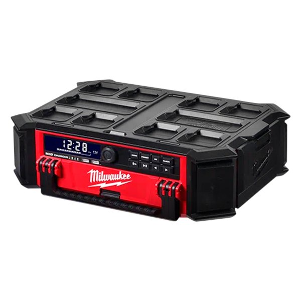 Milwaukee® - M18™ PACKOUT™ 18 V Li-ion Single-port Bluetooth Charger Radio with USB Port