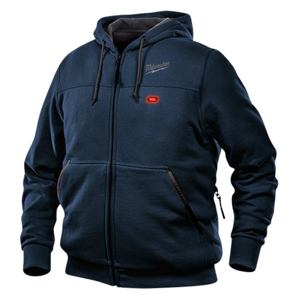 Milwaukee® - M12™ XX-Large Navy Blue Brushed Tricot Man's Heated Hoodie Kit