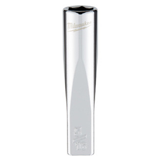 Milwaukee® - 1/4" Drive 6-Point SAE Deep Socket with FOUR FLAT™ Sides