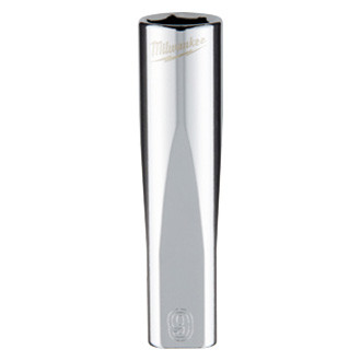 Milwaukee® - 1/4" Drive 9 mm 6-Point Metric Deep Socket with FOUR FLAT™ Sides