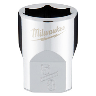 Milwaukee® - 3/8" Drive 5/8" 6-Point SAE Standard Socket with FOUR FLAT™ Sides