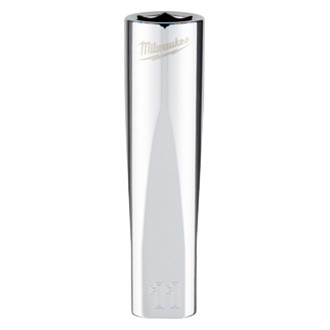 Milwaukee® - 3/8" Drive 6-Point Metric Deep Socket with FOUR FLAT™ Sides