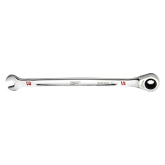 Milwaukee® - MAXBITE™ SAE 12-Point Straight Head Ratcheting Combination Wrench