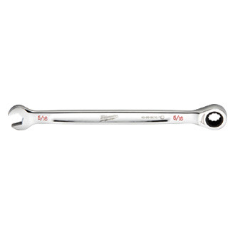 Milwaukee® - MAXBITE™ 5/16" 12-Point Straight Head Ratcheting Combination Wrench