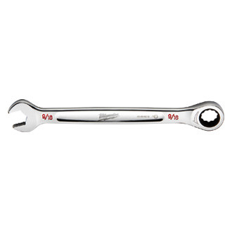 Milwaukee® - MAXBITE™ 9/16" 12-Point Straight Head Ratcheting Combination Wrench