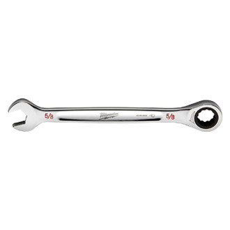 Milwaukee® - MAXBITE™ 5/8" 12-Point Straight Head Ratcheting Combination Wrench
