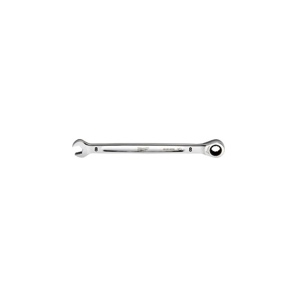 Milwaukee® - MAXBITE™ 8 mm 12-Point Straight Head Ratcheting Combination Wrench