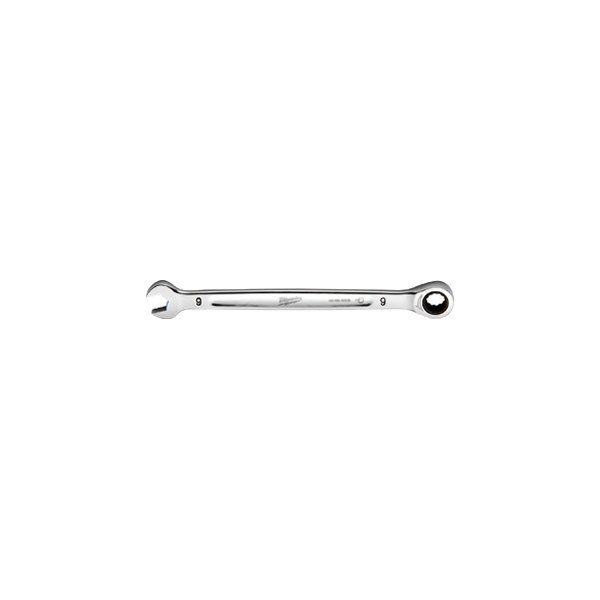 Milwaukee® - MAXBITE™ 9 mm 12-Point Straight Head Ratcheting Combination Wrench