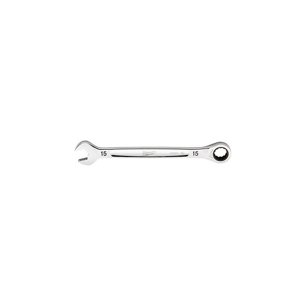 Milwaukee® - MAXBITE™ 11 mm 12-Point Straight Head Ratcheting Combination Wrench