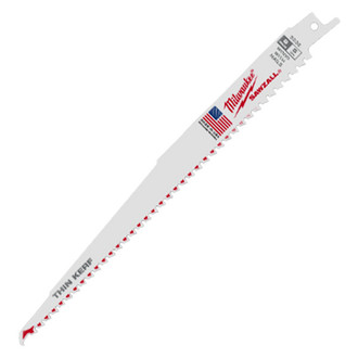 Milwaukee® - SAWZALL™ 5 TPI 9" Bi-Metal Sloped Reciprocating Saw Blades (5 Pieces)