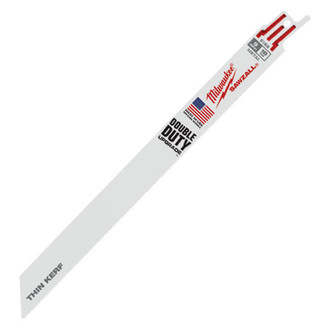 Milwaukee® - SAWZALL™ 18 TPI 9" Bi-Metal Straight Thin Kerf Reciprocating Saw Blades (5 Pieces)