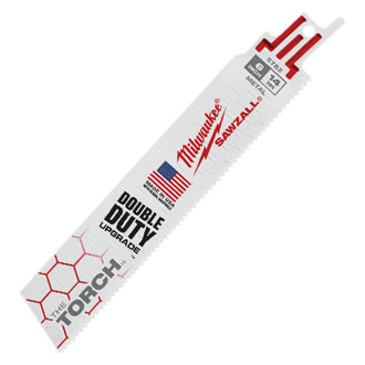 Milwaukee® - SAWZALL™ TORCH™ 14 TPI 6" Straight Reciprocating Saw Blades (5 Pieces)