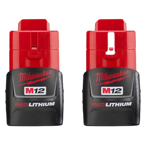 Milwaukee® - M12™ Redlithium™ Compact 12 V 1.5 Ah Li-ion Battery (2 Pieces)