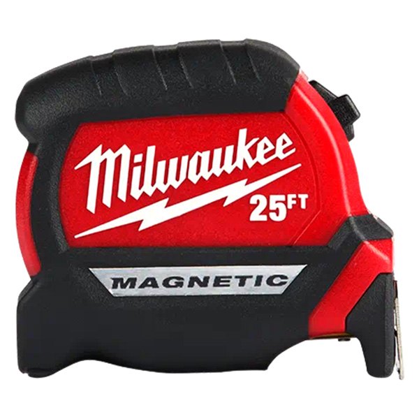 Milwaukee® - 25' SAE Compact Wide Blade Magnetic Measuring Tape