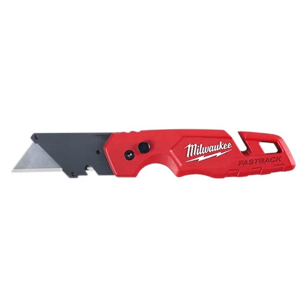 Milwaukee® - FASTBACK™ 7-1/4" Folding Utility Knife with Handle Blade Storage