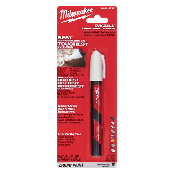 Milwaukee® - INKZALL™ 1/8" White Liquid Paint Marker