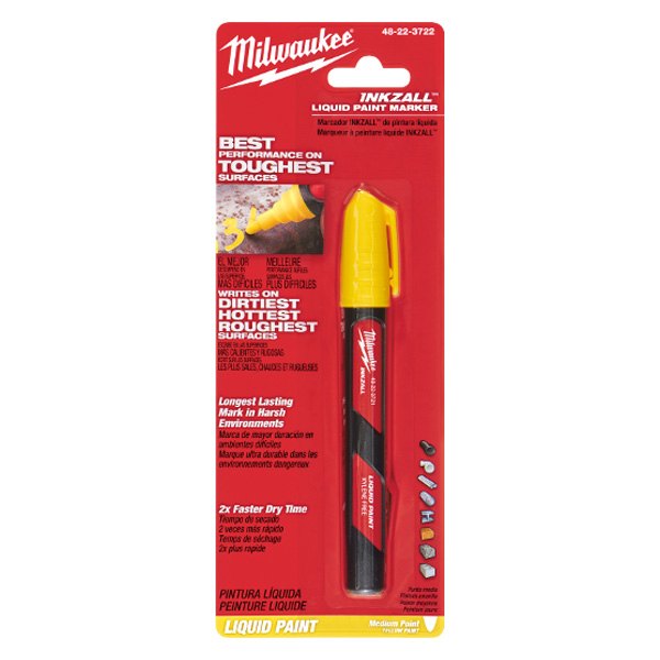 Milwaukee® - INKZALL™ 1/8" Yellow Liquid Paint Marker