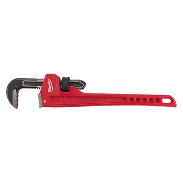 Milwaukee® - Overbite Jaw™ 1" x Serrated Jaws Steel Straight Pipe Wrench