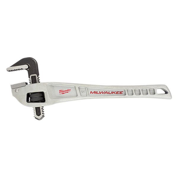 Milwaukee® - 2" x 14" Serrated Jaws Aluminum Offset Pipe Wrench