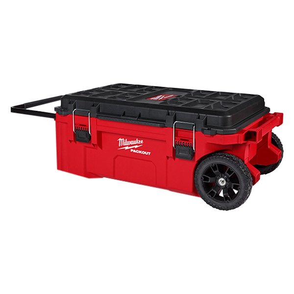 Milwaukee® - PACKOUT™ Red/Black Rolling Tool Chest (38" W x 24" D x 15.8" H)