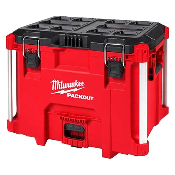 Milwaukee® - PACKOUT™ Plastic Black/Red Portable Tool Box (22" W x 16" D x 17" H)