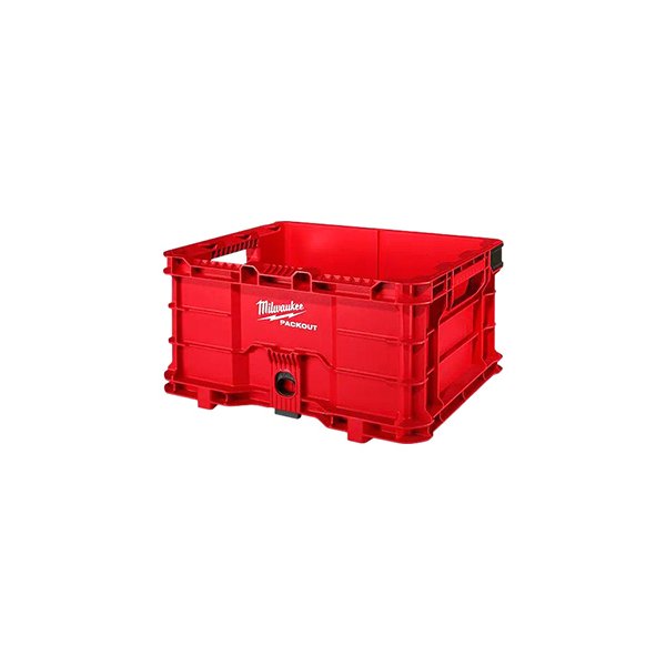 Milwaukee® - PACKOUT™ Crate Plastic Red Portable Tool Box (18.7" W x 15.3" D x 9.9" H)