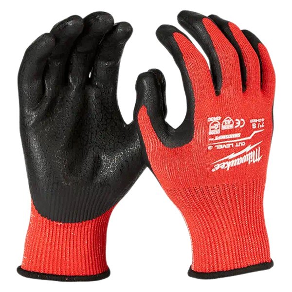 Milwaukee® - Large Level 3 Nitrile Dipped Cut Resistant Gloves (12 Pieces)