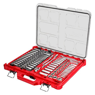 Milwaukee® - Mixed Drive Size Ratchet and Socket Set, 106 Pieces