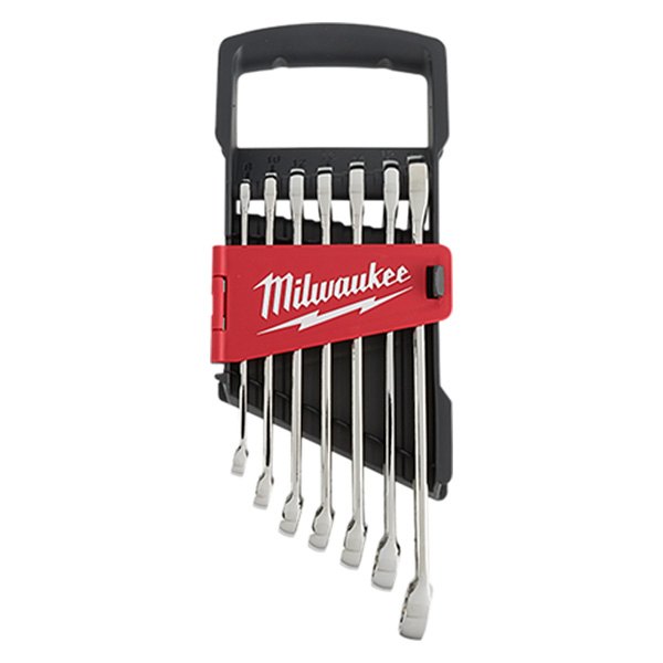 Milwaukee® - 7-piece 8 to 17 mm 12-Point Straight Head Combination Wrench Set