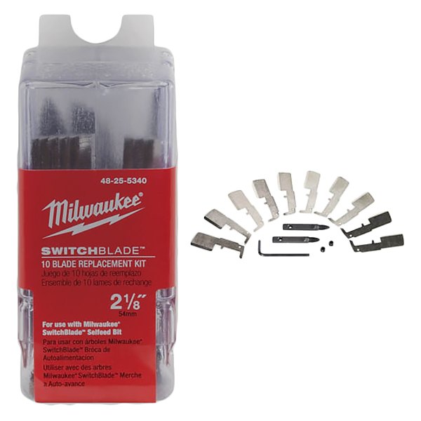 Milwaukee® - SwitchBlade™ 10-piece 2" Replacement Blade Kit