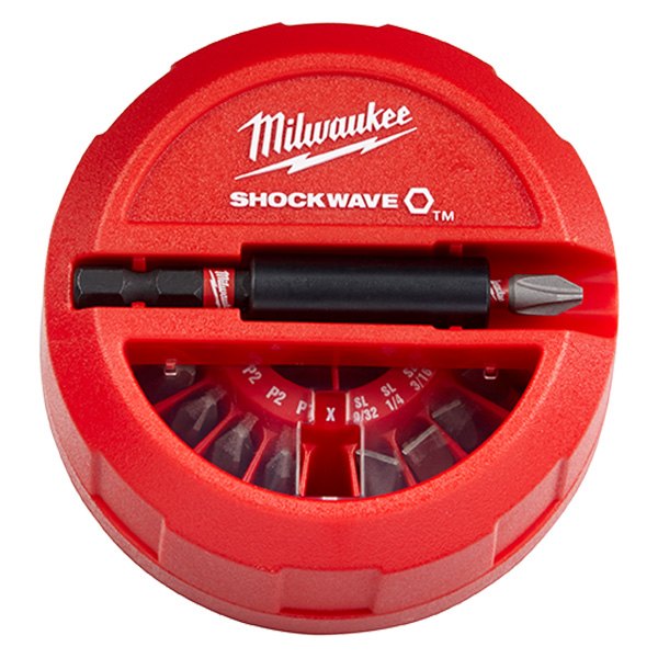 Milwaukee® - SHOCKWAVE™ 22-Piece Impact Driver Bit Set with Compact Holder