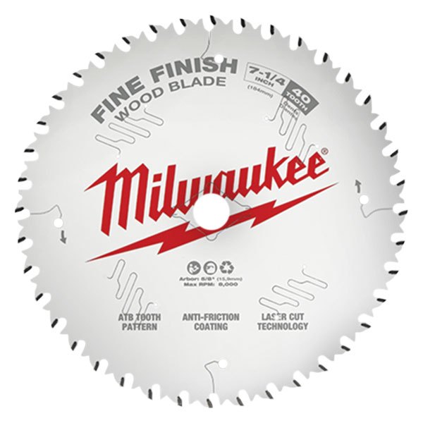 Milwaukee® - 7-1/4" 40T ATB Circular Saw Blade