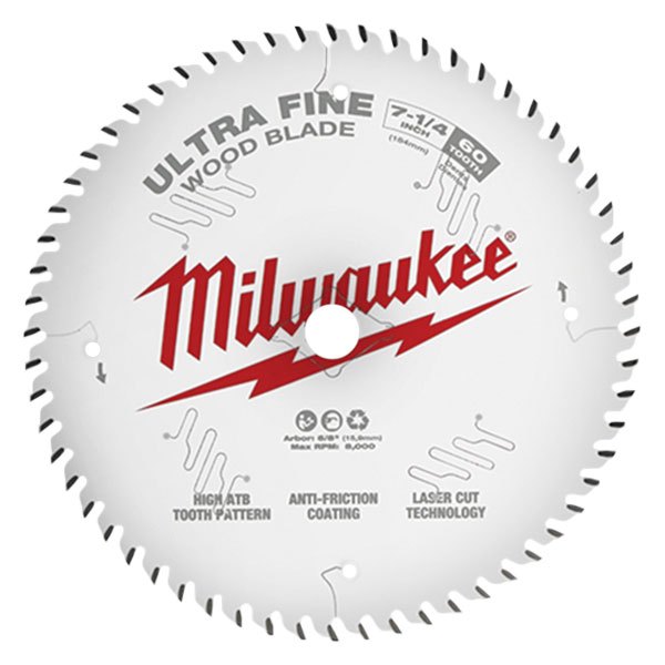 Milwaukee® - 7-1/4" 60T ATB Circular Saw Blade