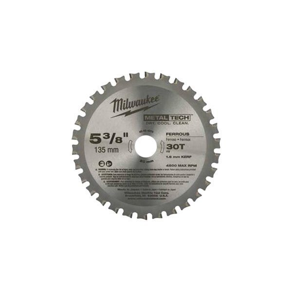Milwaukee® - Endurance™ Metal Tech™ 5-3/8" 30T ATB Circular Saw Blade