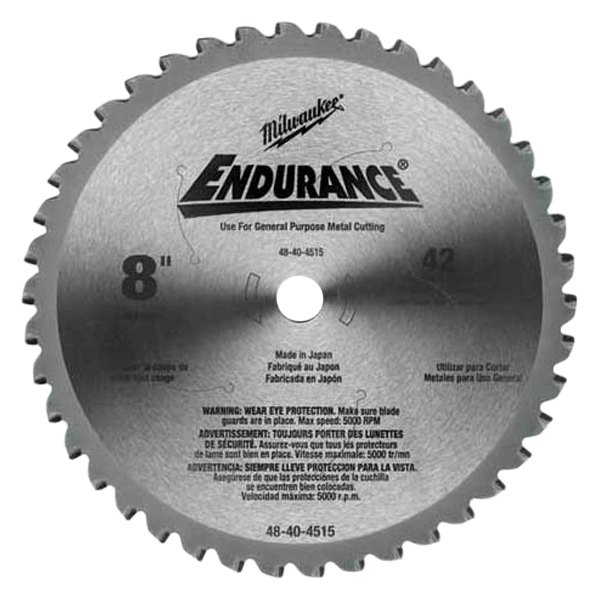Milwaukee® - Endurance™ Metal Tech™ 8" 42T ATB Circular Saw Blade