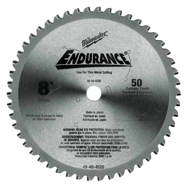 Milwaukee® - Endurance™ Metal Tech™ 8" 50T ATB Circular Saw Blade